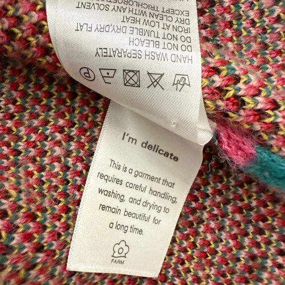 NWT FARM Rio Crazy Mix Long Knit Cardigan Size M - Picture 17 of 17